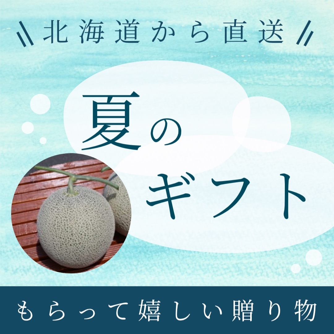 ふらのメロン YAMABE BRAND 1玉or2玉選べる 産地直送 夏のギフトに最適　現地直売所より直送！